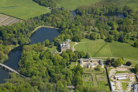 An aerial view of Nostell Priory and Parkland, West Yorkshire. Image reference 1152024. ©National Trust Images/John Miller. www.nationaltrust.org.uk