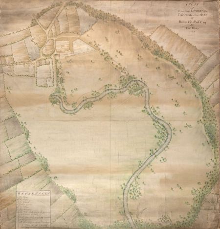 Figure 2. Thomas White plan for improvements, 1771 (BIA RBU/2/22/1).