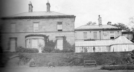 Figure 5. Cleveland Lodge south front and part of terrace garden undated but before 1901.