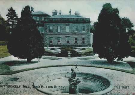 Figure 5. Skutterskelfe Hall terraced garden, early 20th century.