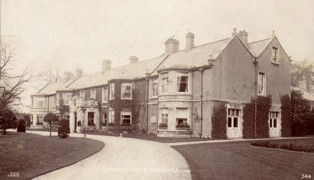 Figure 9. Toulston Lodge south façade and drive viewed from the west 1920s.
