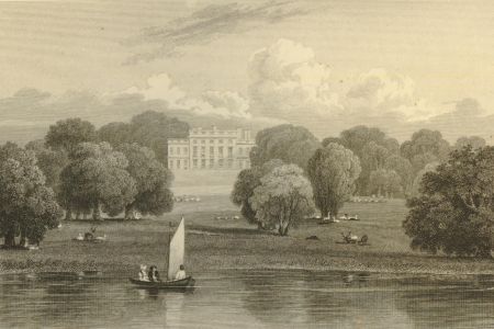 Cannon Hall from J P Neale's 'Views of the Seats, Mansions, Castles', Volume V, Plate 29, 1821. British Museum (CC BY-NC-SA 4.0)