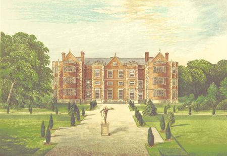 Burton Agnes Hall from Morris' 'The County Seats of the Noblemen' Vol. 1 c. 1866. British Library ref. 10360.k.20