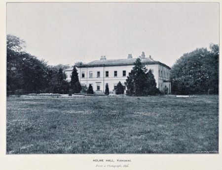 Holme Hall 1896 from Mowbray, C. B. J. [Baron]. 1899. The history of the noble house of Stourton, Volume II, p142
