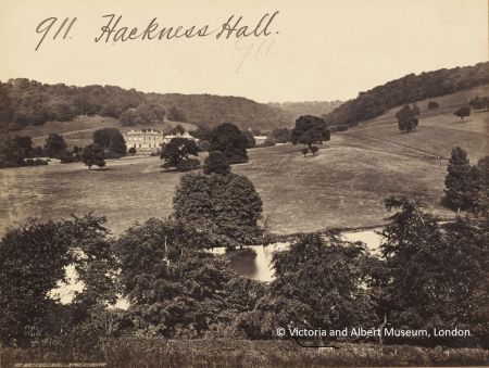 Francis Frith photograph of Hackness Hall, lake and park taken from southwest, 1850s - 1870s. © Victoria and Albert Museum, London