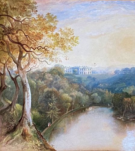 Figure 6: View of the riverside walks at Clifton by George Cuitt the younger dated 1844 (Reproduced by permission of Lord Downshire).