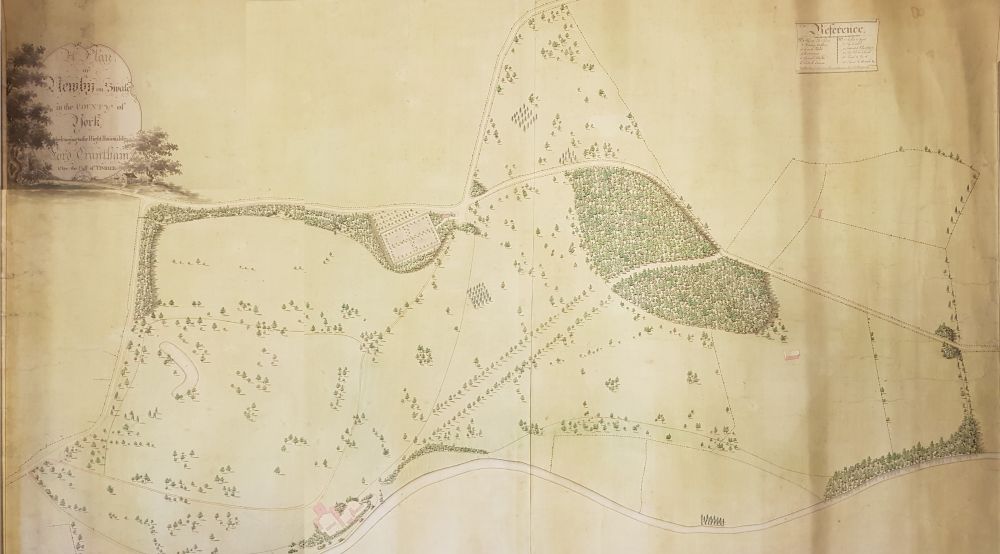 Newby Park estate map 1792