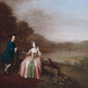 Sir George Strickland (1729–1808), and Lady Strickland of Boynton Hall, photo credit: Ferens Art Gallery Bridlington by Arthur Devis. 