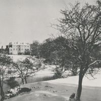 Figure 4. Healaugh Hall viewed from south bank of the River Wharfe.