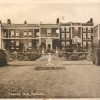 Thorpe Hall c. 1938. https://tuckdbpostcards.org/items/134196 CC-BY