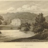Esholt Hall by JP Neale, 1821. © The Trustees of the British Museum