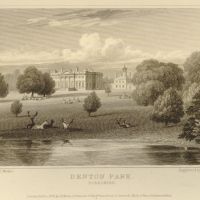 Figure 10 - View of Denton Park in J P Neale’s ‘Views of the Seats, Mansions, Castles...’ (London: 1818-1823, Volume V, Plate 34) © The Trustees of the British Museum.
