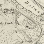 An Ordnance Survey 1st edition map, surveyed 1851, showing Aldby Park.