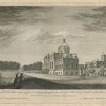 A View of the Noble House and part of the Garden of Castle Howard, the Seat of the Right Honble the Earl of Carlisle near New-Malton in Yorkshire, 1758 by Anthony Walker. British Library: Maps K.Top.45.18.b
