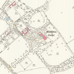 Middleton Lodge from OS 25" 1st edition, surveyed 1892. National Library of Scotland CC-BY-NC-SA