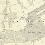 Parlington estate from OS 6" revised edition (1906), published 1909. National Library of Scotland CC-BY-NC-SA