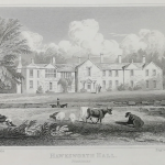 Figure 7 - Hawksworth Hall, Yorkshire. Drawn by JP Neale and engraved by S Rawle (1822), London. Reproduced with the permission of Special Collections, Leeds University Library, MS 194/15/133.